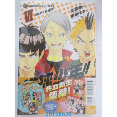 空运版  东立小说  排球少年!! 小说版!! VI 奔驰吧！菜鸟们!! 6