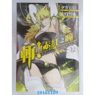 空运版  青文  斩！赤红之瞳(12)  作者： タカヒロ(全新)