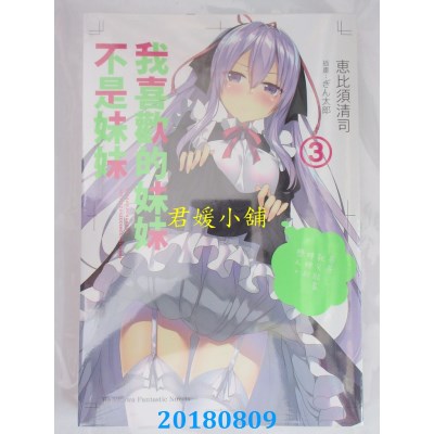 空运版  角川小说  我喜欢的妹妹不是妹妹 (3) 作者：惠比须清司