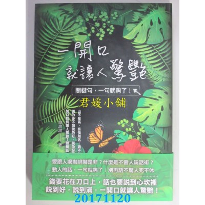 空运版  畅销书  一开口就让人惊艳：关键句，一句就够了(全新)%