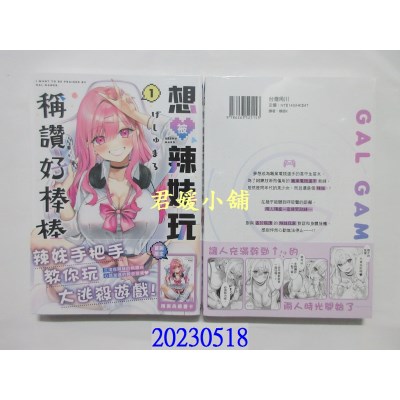 空运版  角川   想被辣妹玩家称赞好棒棒 (1)  作者： げしゅまろ (全新) 