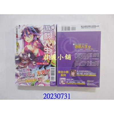 空运版  东立小说  NO GAME NO LIFE 游戏人生 12  作者： 槚宫佑(全新) 
