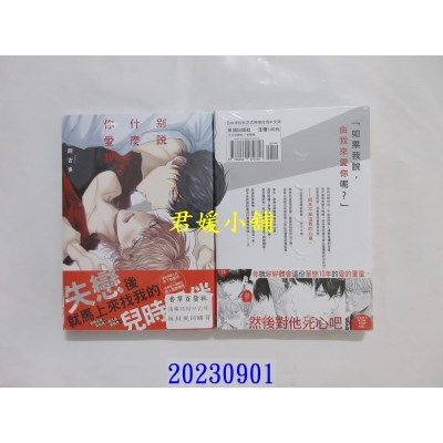 空运版  长鸿  别说什么你爱我  作者： 阿古多(全新)